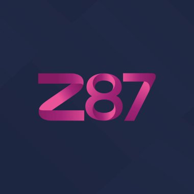 ortak mektup logo Z87 vektör çizim