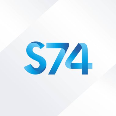ortak mektup logo s 74 vektör çizim