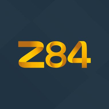 ortak mektup logo Z84 vektör çizim