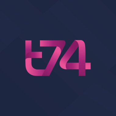 ortak mektup logo vektör çizim