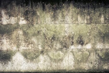 Eski kirli beton duvar.