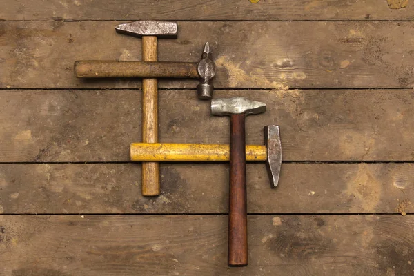 Old hammers — Stock Photo, Image