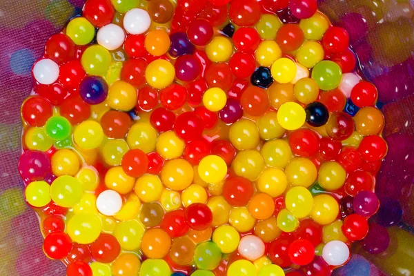 Magic växande färgglada jelly bollar — Stockfoto