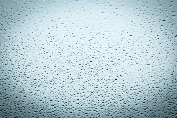 Water drops on window after rain — Stock Photo, Image