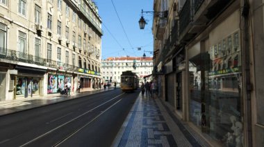 Lisbon, tarihi merkezi. Portekiz