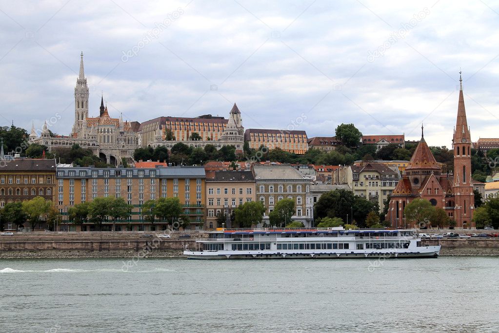 Buda district view from Pest