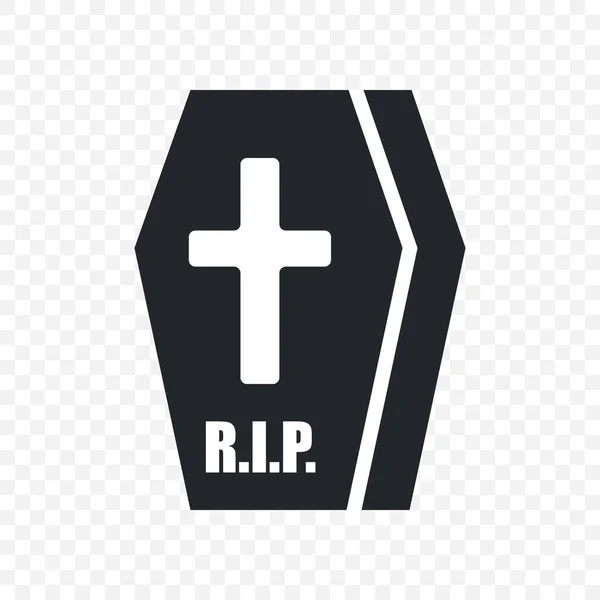 Haçlı tabutun vektör görüntüsü