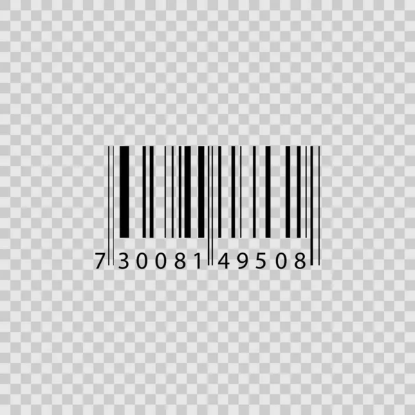 Bar code icon vector design isolated on background — Stock Vector