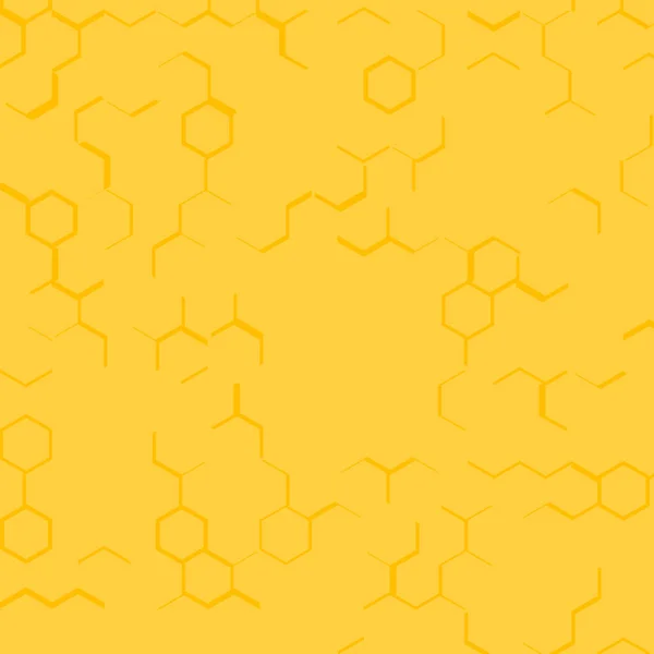 Tło geometrycznych sześciokątnych kształtów - komórki miodu — Wektor stockowy