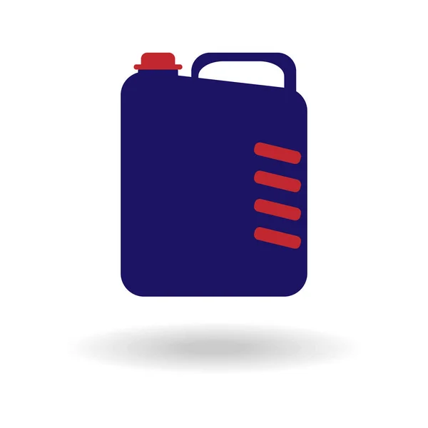 Um ícone para latas de combustível ou água da sombra —  Vetores de Stock