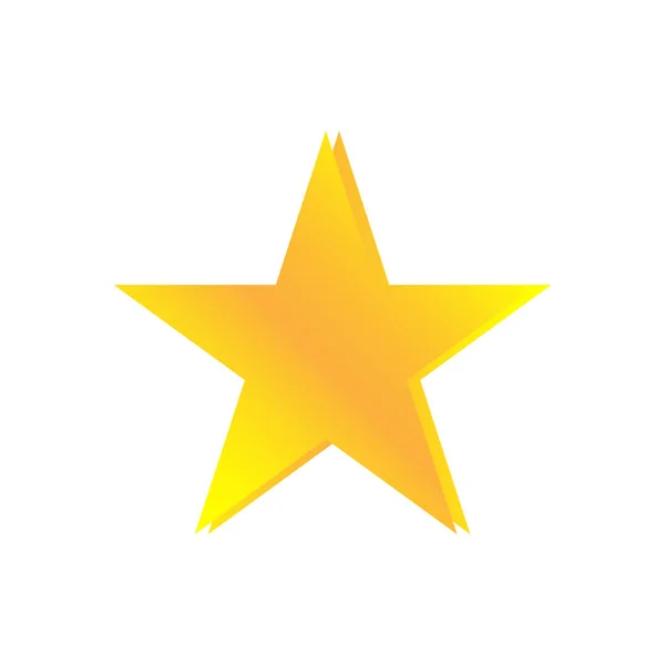 Vektorový obraz značky kvality. Zlatá hvězda — Stockový vektor
