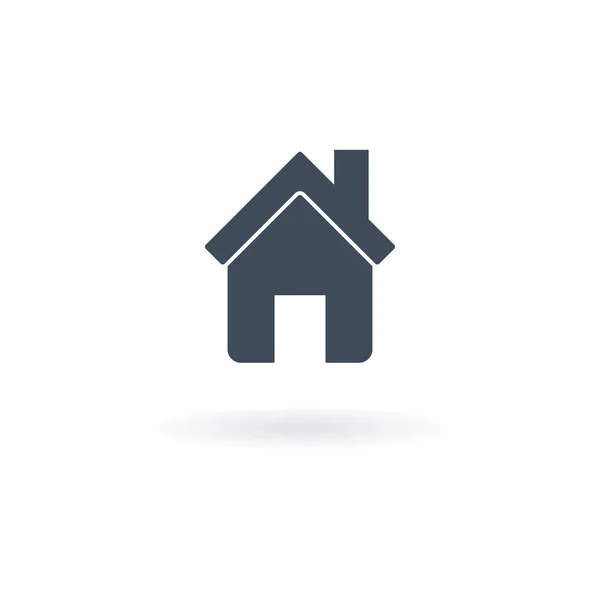 Vector home icon or home page button — Stock Vector