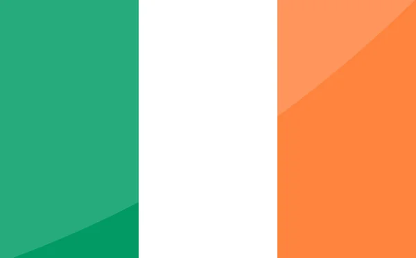 Vector Ireland Flagge Patrick Day Feiern — Stockvektor