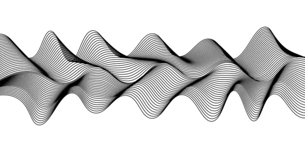eşitleyicideki ses dalgalarının vektör görüntüsü