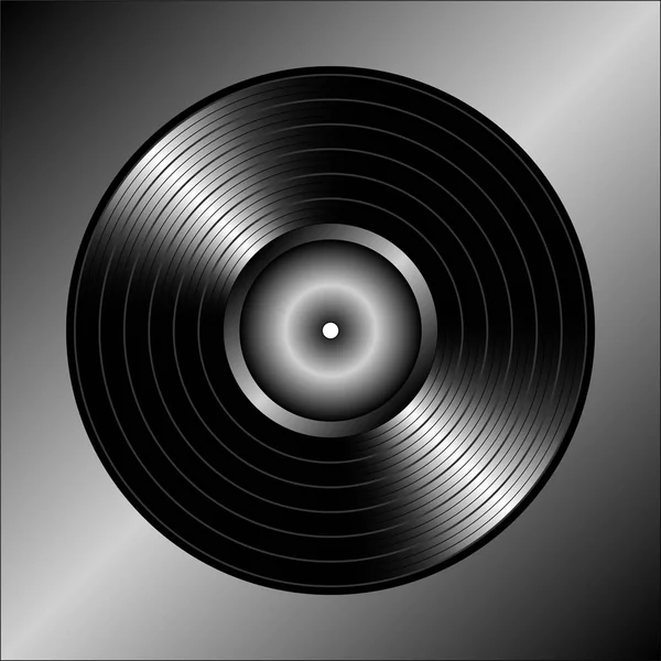 Disque vinyle vintage . — Image vectorielle