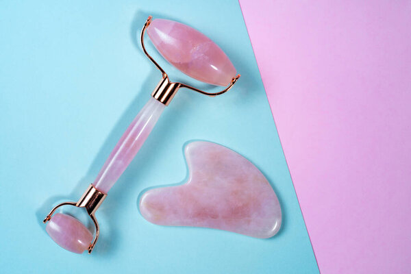 гуаша массаж лица устройство скребок для красивой кожи