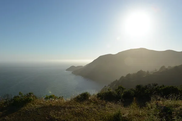 Vit solen i San Francisco — Stockfoto