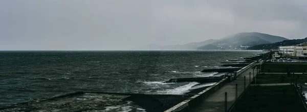 Una tempesta in mare — Foto Stock