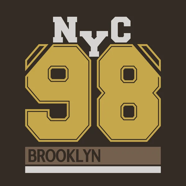 Brooklyn Nueva York 98 — Vector de stock