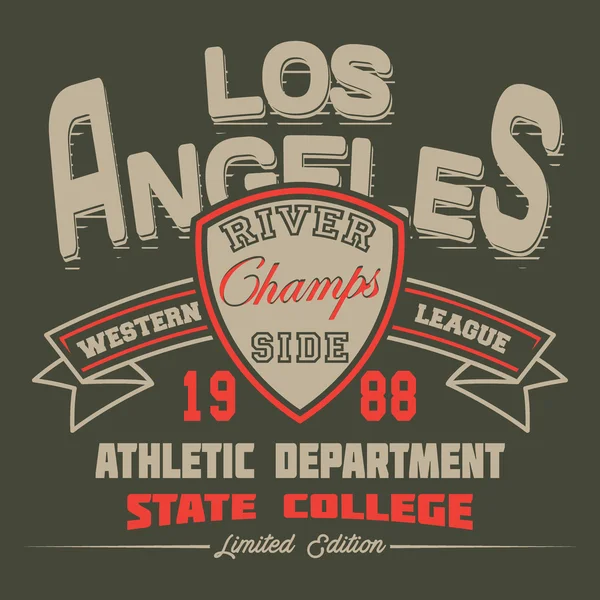 LA athletic champs — Stockvector