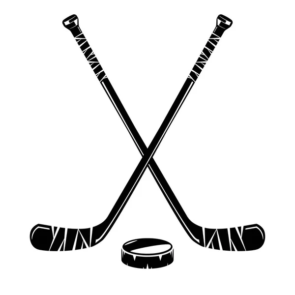 Isolated hockey stick — Stock Vector