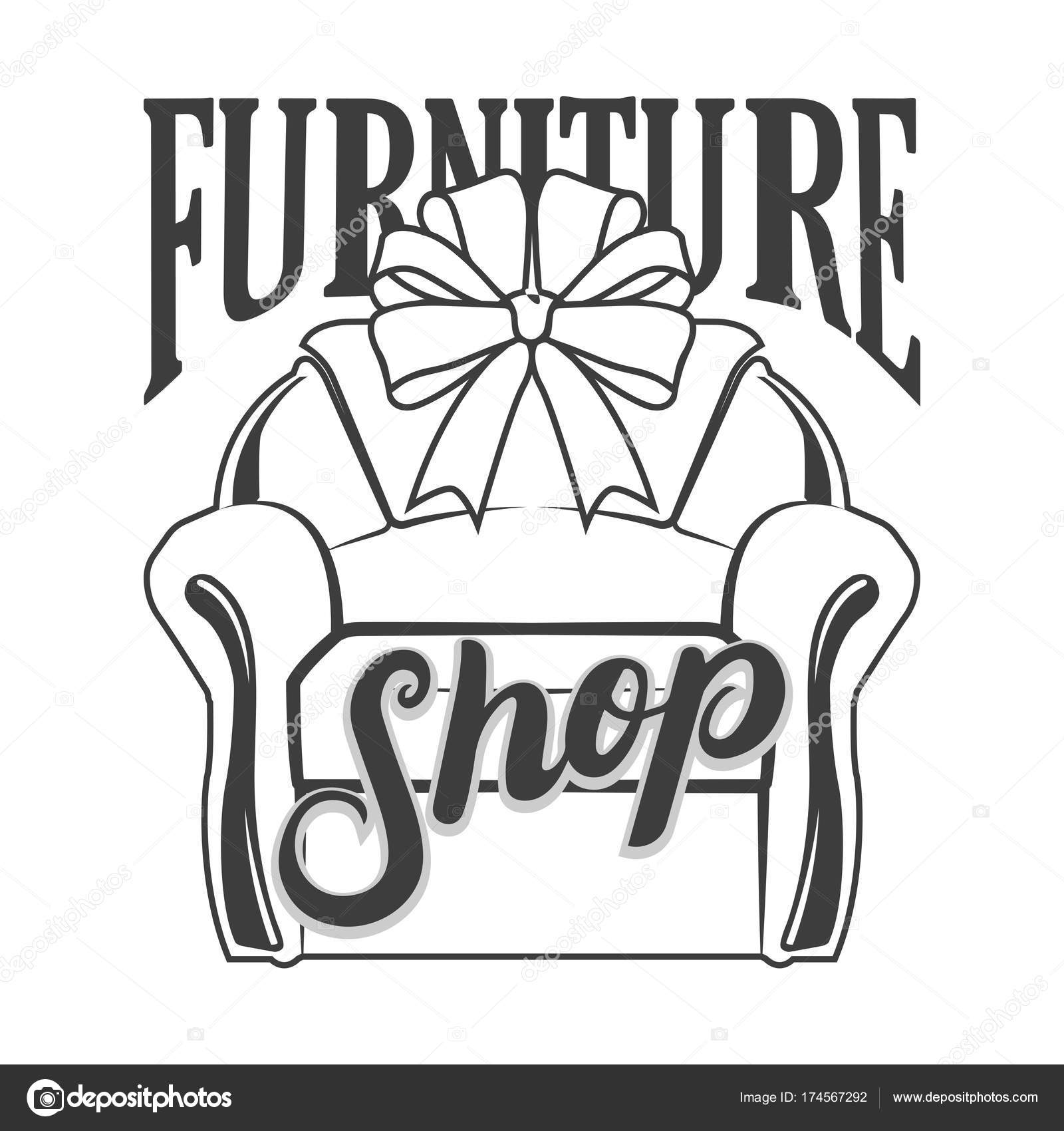 Mobilya dükkanı logo — Stok Vektör © Dats_V 174567292