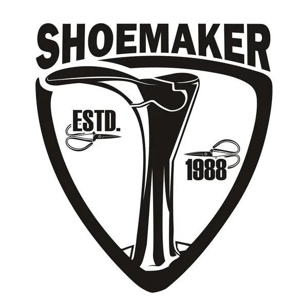 Embleem schoenmaker 1988 — Stockvector