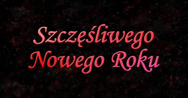 Mutlu yeni yıl metinde Lehçe 