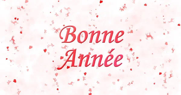 Bonne année texte en français "Bonne annee" sur fond blanc — Photo