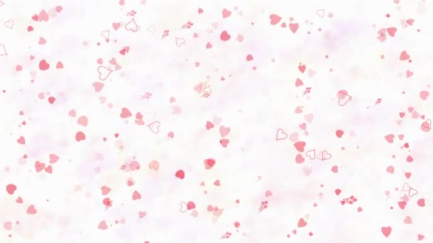 "I Love You "texto en francés" Je T 'Aime "formado a partir de polvo y se convierte en polvo horizontalmente sobre fondo blanco — Vídeo de stock