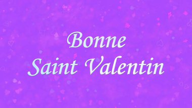 Mutlu Sevgililer günü metni Fransızca 