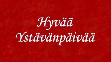 Mutlu Sevgililer günü metin kırmızı Hollandalı 