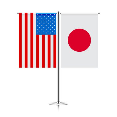 vektör masa bayrakları