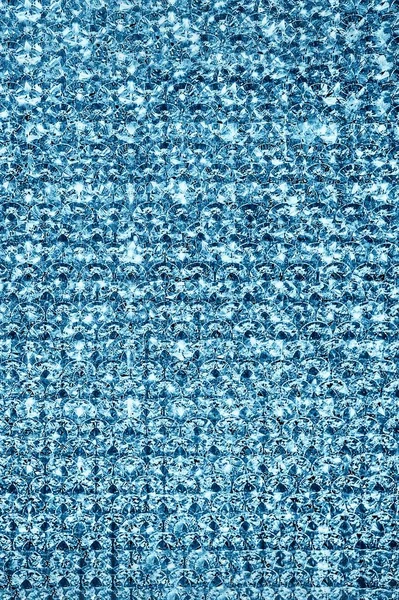 Cold blue crystal glitter texture background. Glittery shiny lights — Stock Photo, Image
