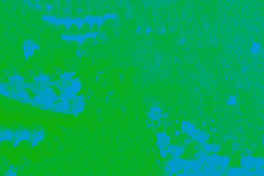 Açık mavi benekli koyu yeşil renk soyut arkaplan. Eski çatlak boya deseni, çatlayan doku.