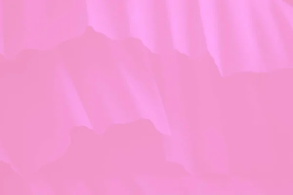 М'який рожевий градієнтний фон з паперовими хвилями — стокове фото
