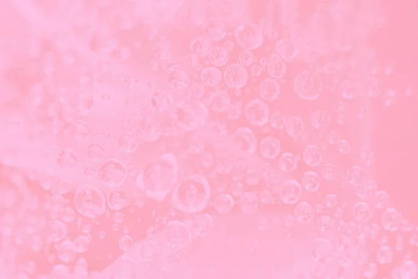 Pink coral gradient abstract background with water drops pattern — Stockfoto