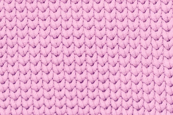 Light Soft Pink Knitted Fabric Texture Background — Stock Photo, Image