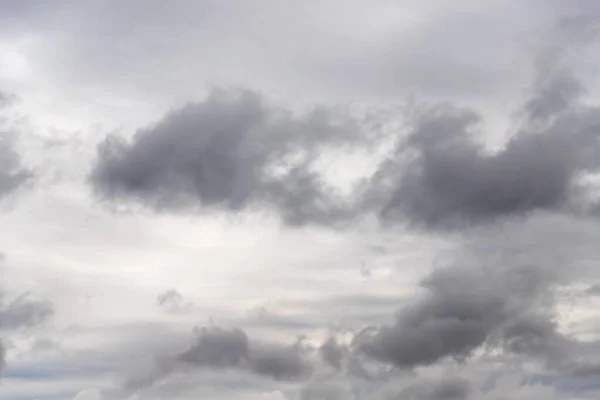Dramáticas Nubes Grises Pálido Cielo Hermoso Cielo Nublado Gris Blanco — Foto de Stock