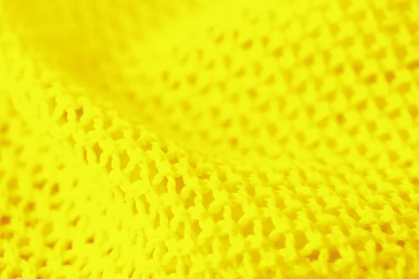 Canlı Sarı Kumaş Örgü Örme Arka Planı Örgü Dokusu Renkli — Stok fotoğraf