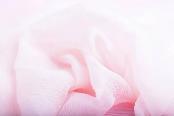 Блідо Рожевий Гофрований Шовковий Фон Тканини — стокове фото