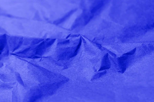 Згорнутий Яскраво Блакитний Папір Абстрактний Фон Текстури — стокове фото