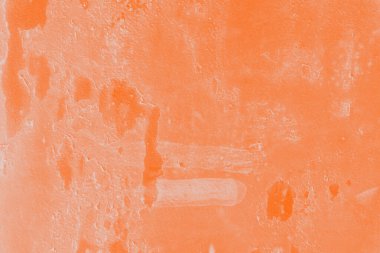 Turuncu desen arka plan, lekeli ve çizikli eski metal yüzey