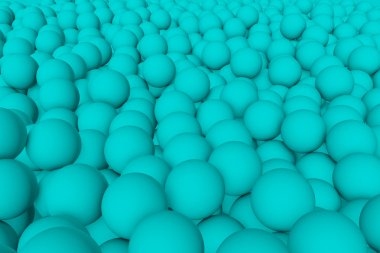 3D render duvar camgöbeği dostum topları set arka plan