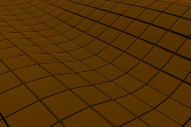 Dalgalı yüzeyi küp, arka plan yaptı