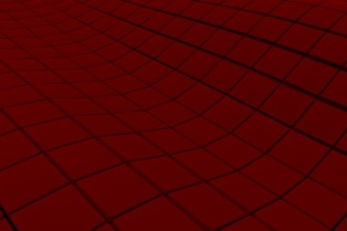 Dalgalı yüzeyi küp, arka plan yaptı