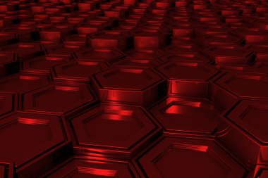 Endüstriyel arka plan altıgen yaptı