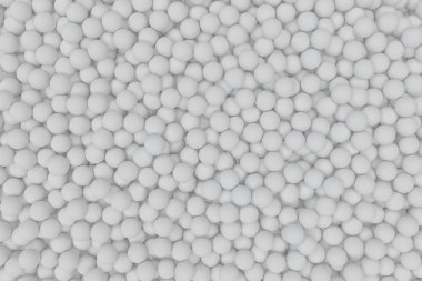 3D render duvar beyaz gri dostum topları set arka plan