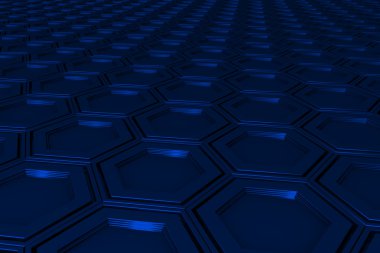 Endüstriyel arka plan altıgen yaptı