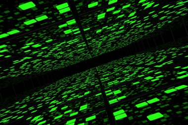 Fütüristik arka plan bakış açısı yüzeylerin çinileri ile